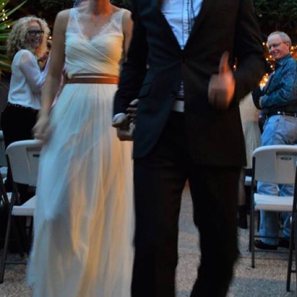 BHLDN Wedding/Bridesmaid Dress, Ivory 4 - Picture 3 of 5